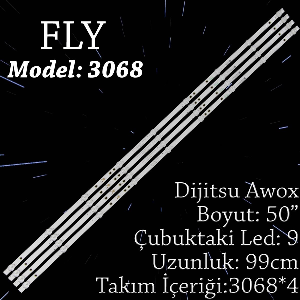 FLY-3068 DIJITSU 50 INC DIJITSU DJTV501, DJT50SF LED BAR , AWOX U5100 , U5000STR/4K 4