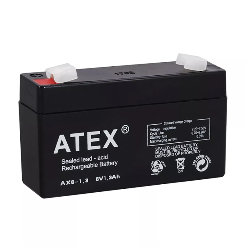 ATEX  6 VOLT - 1.3 AMPER AKÜ (98 X 25 X 52 MM)