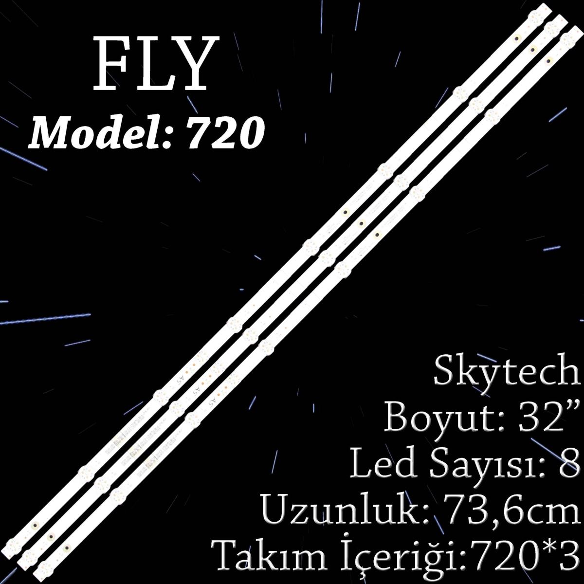 FLY-720 SKYTECH 40 INC SKYTECH ST-4040C, ST-4040B, SLT-4040A LED BAR, Navitech LDS-4045FHD