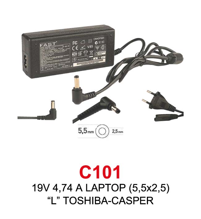 FAST C101  19V 4,74A (5,5x2,5) NOTEBOOK ADAPTÖR